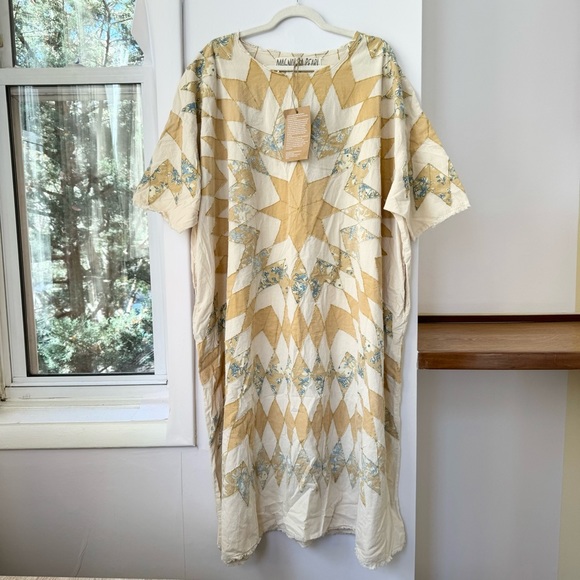 NWT Magnolia Pearl Quiltwork Artist Smock Dress Marisol - Picture 3 of 12